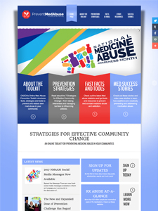 CADCA’s Online Rx Abuse Prevention Toolkit - screenshot