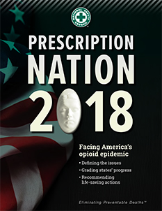 Prescription Nation 2018:
Facing America's Opioid Epidemic - report cover screenshot